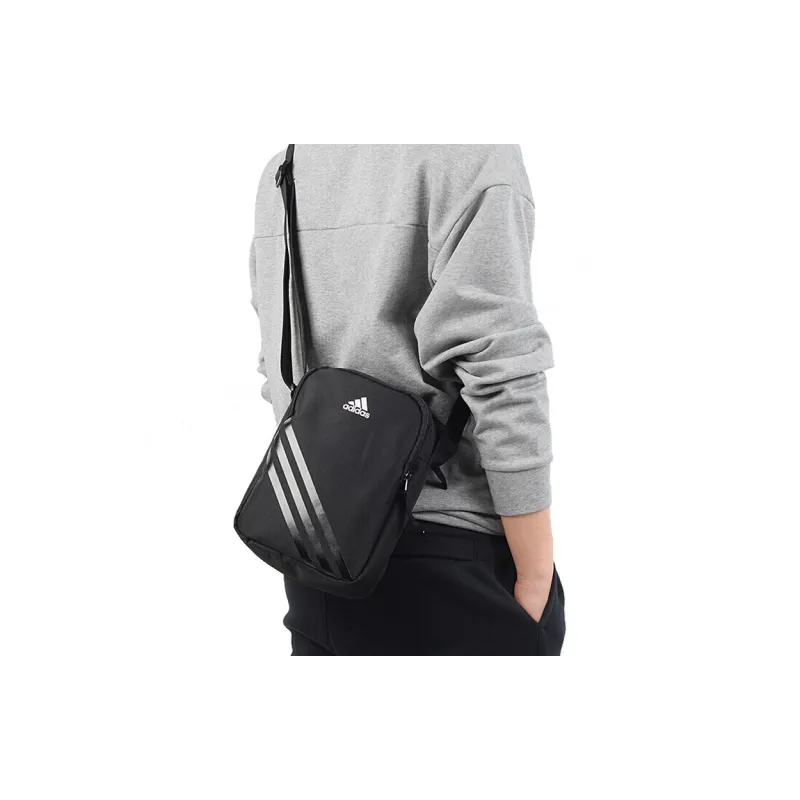 Adidas Polyester Crossbody Bag, Shoulder Bag Unisex Black-4