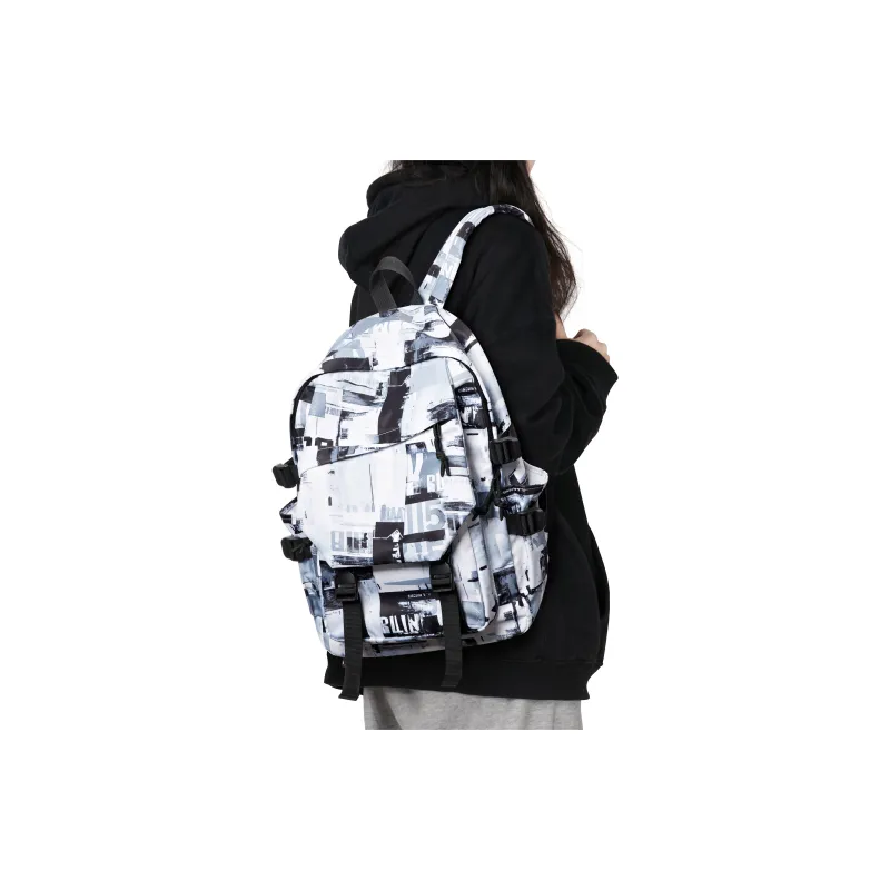 LANDCASE Fabric Backpack Laptop Bag Commute Backpack Regular Unisex Multicolor-14