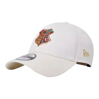 New Era Cotton Baseball Caps Unisex Milk White