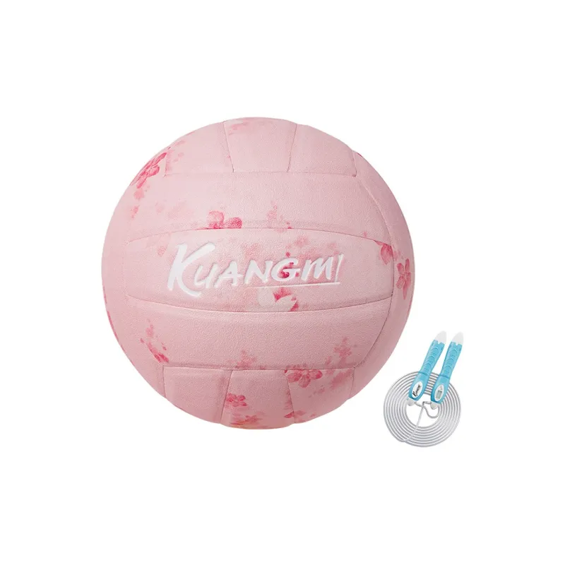 Kuangmi PU Size 5 Ball Middle School Volleyball Unisex Pink-24