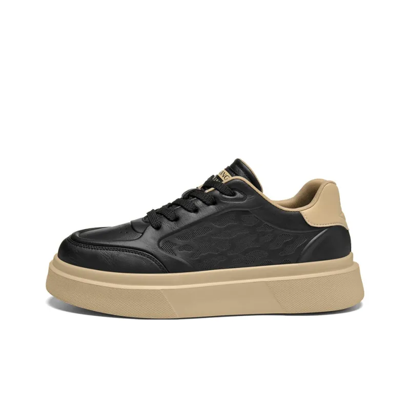 AOKANG Height Increasing Wear-Resistant Lightweight Slip-Resistant Low-Top Casual Shoes Men's Exclusive Box-0