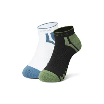 Skechers Mountain And Wild Outdoor Series Ankle Socks Unisex 2 Pack