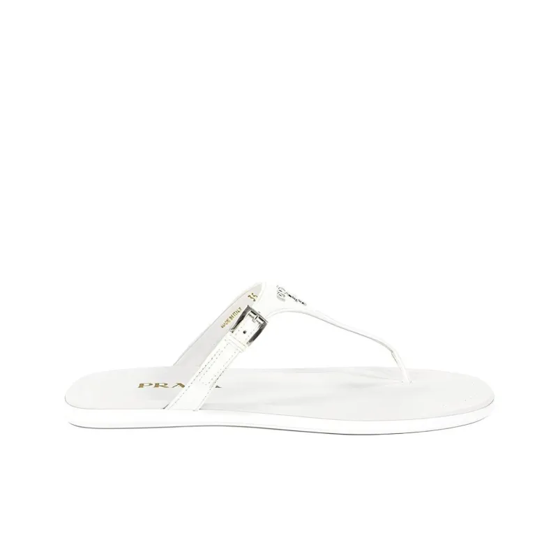 PRADA Odor Resistant Flip Flops Women's White-1