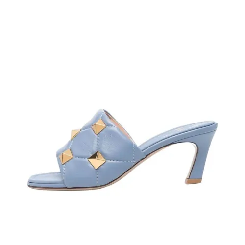 Valentino Roman Stud High Heels Women's Blue