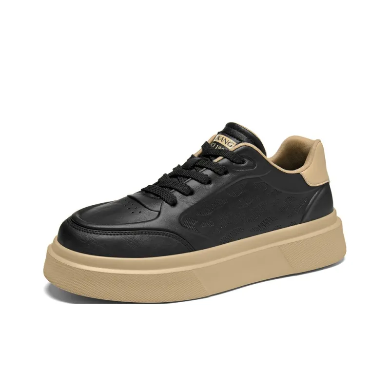 AOKANG Height Increasing Wear-Resistant Lightweight Slip-Resistant Low-Top Casual Shoes Men's Exclusive Box-1