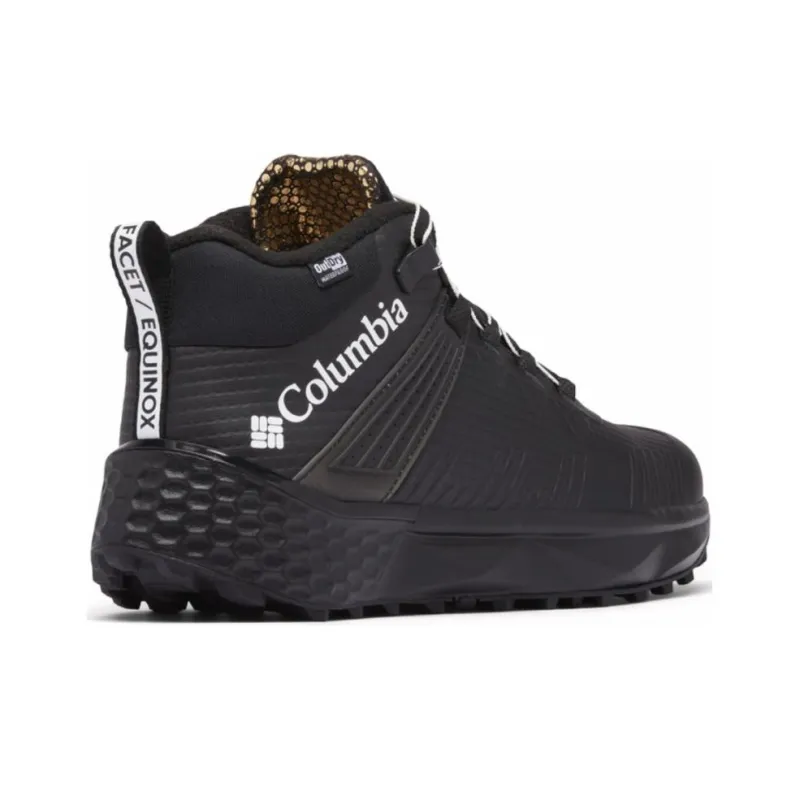 Columbia Facet 75 Wear resistant And Waterproof Mid Top Hiking Shoes Men's Black-2