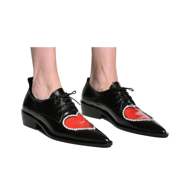 Nina Zarqua Lover Brouges Casual Single Shoes Women's Black-1