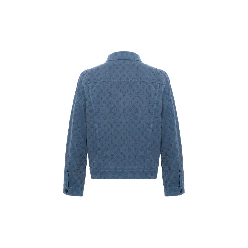 LOUIS VUITTON Denim Jacket Men's Blue-1