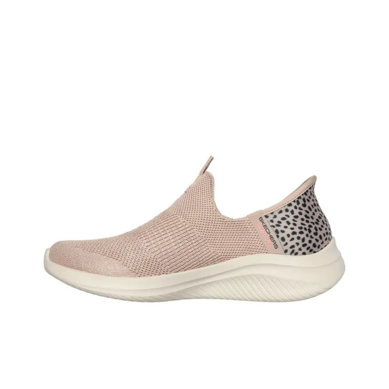 Skechers Ultra Flex 3.0 Anti Slip Wear Resistant Low Top Casual Shoes Women's Light Pink-2