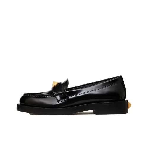 Valentino Roman Stud Mary Jane Shoes Women's Black