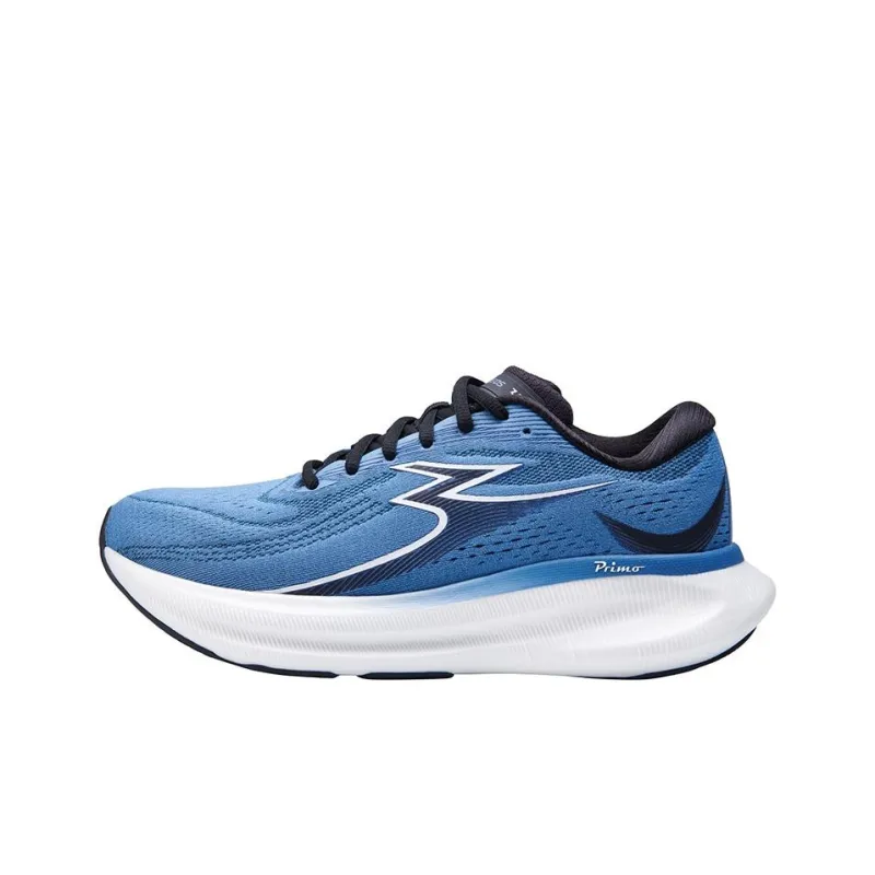 361° International Thread ELEOS Cushioning Anti-Slip And Wear-Resistant Low-Top Running Shoes Men's Blue White-0