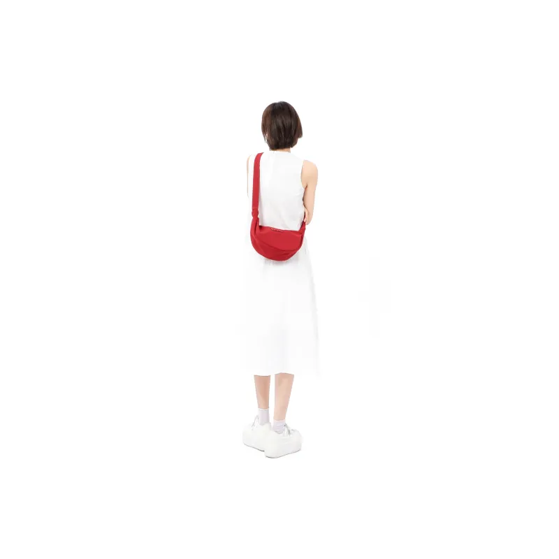 OTA Canvas Canvas Bag Shoulder Bag Dumpling Bag Commute Bag Crossbody Bag Small Size Unisex Red Black-8