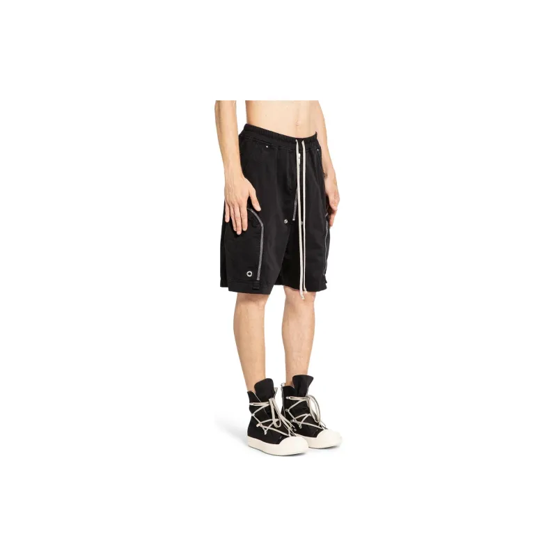 RICK OWENS Bauhaus Drawstring Shorts-2