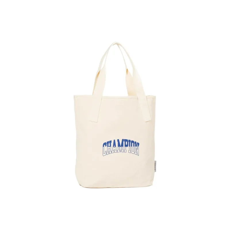 Champion Cotton Canvas Canvas Bag Tote Bag Shopping Bag Shoulder Bag Handbag Unisex White-1