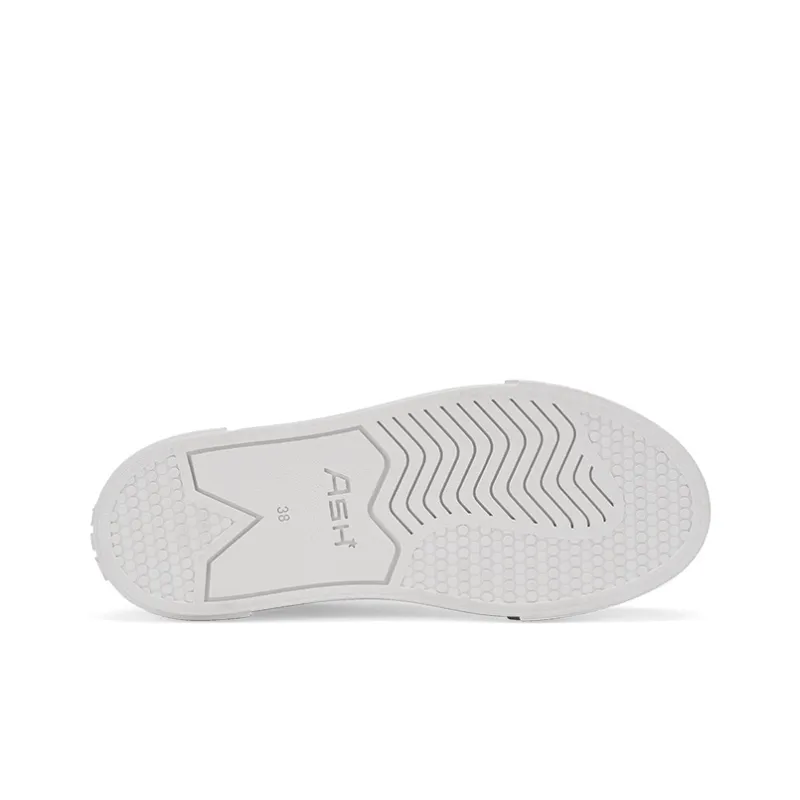 ASH Santana Perforated-logo Leather Sneakers-3