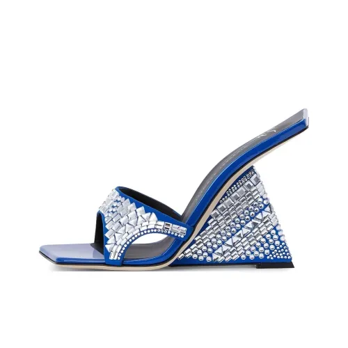 Giuseppe Zanotti 105mm Shine Wedge Sandals Women's