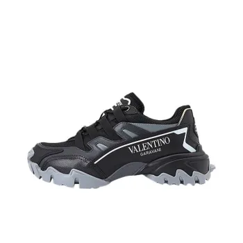 Valentino Climbers Cushioning Wear Resistant Low Top Sports Casual Shoes Women's Black