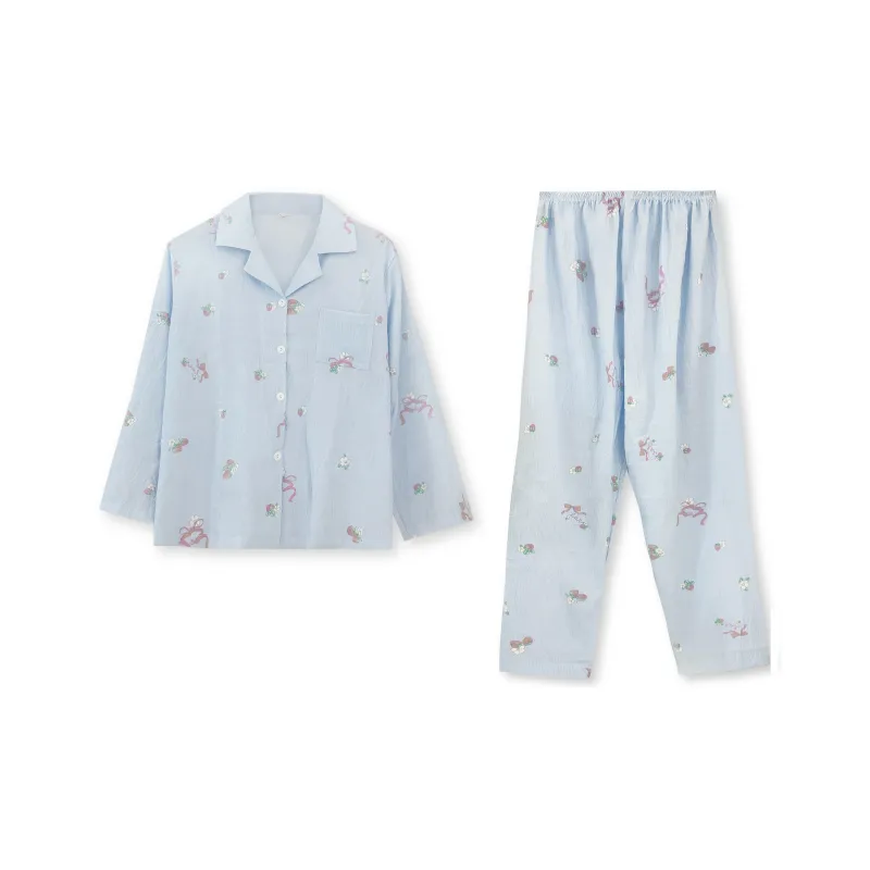 WANANNI Pajama Set Women's Sky Blue-0