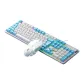 AOC KM100 White Blue