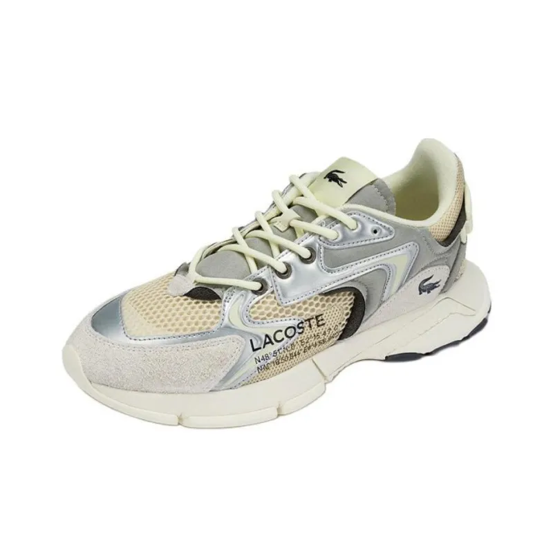 LACOSTE Low Top Casual Shoes Men's Light Yellow-1