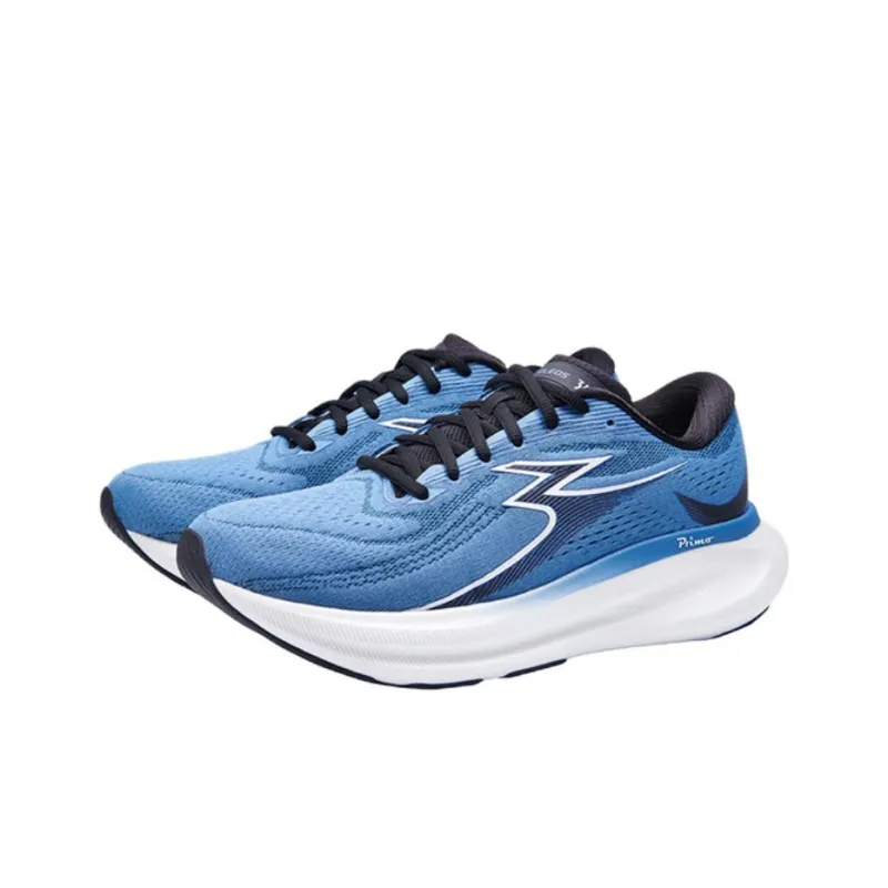 361° International Thread ELEOS Cushioning Anti-Slip And Wear-Resistant Low-Top Running Shoes Men's Blue White-3