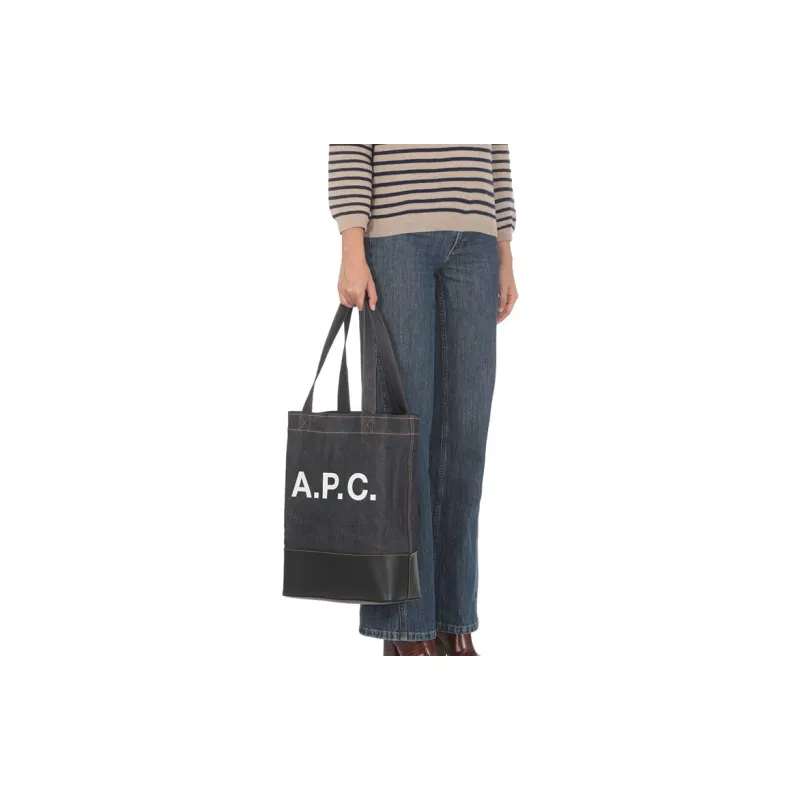 A.P.C Axelle Two Tone Tote Bag-3
