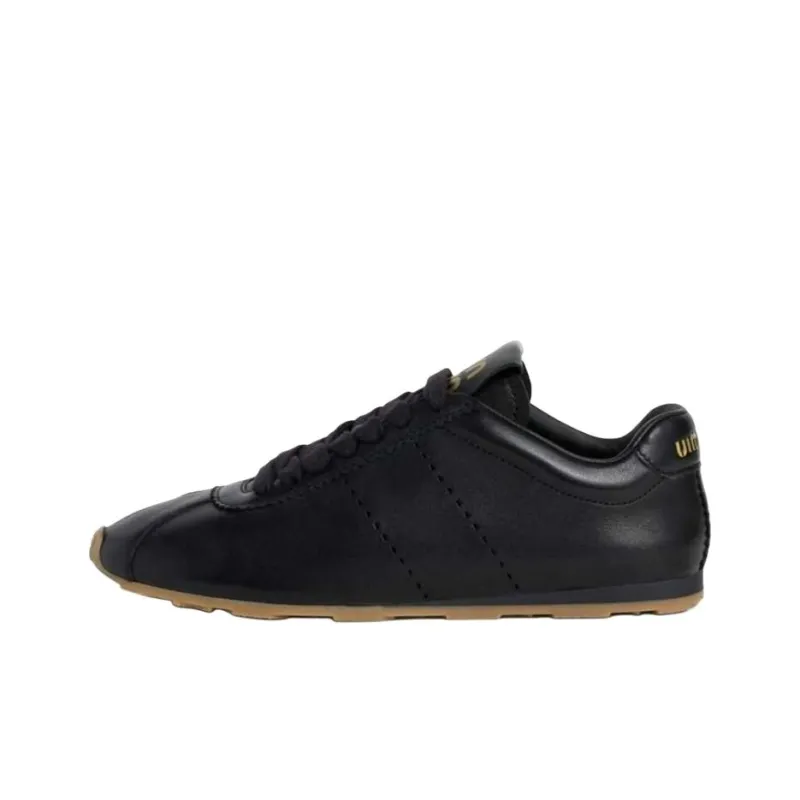 MIU MIU Plume Low Top Casual Shoes Women's Black-0
