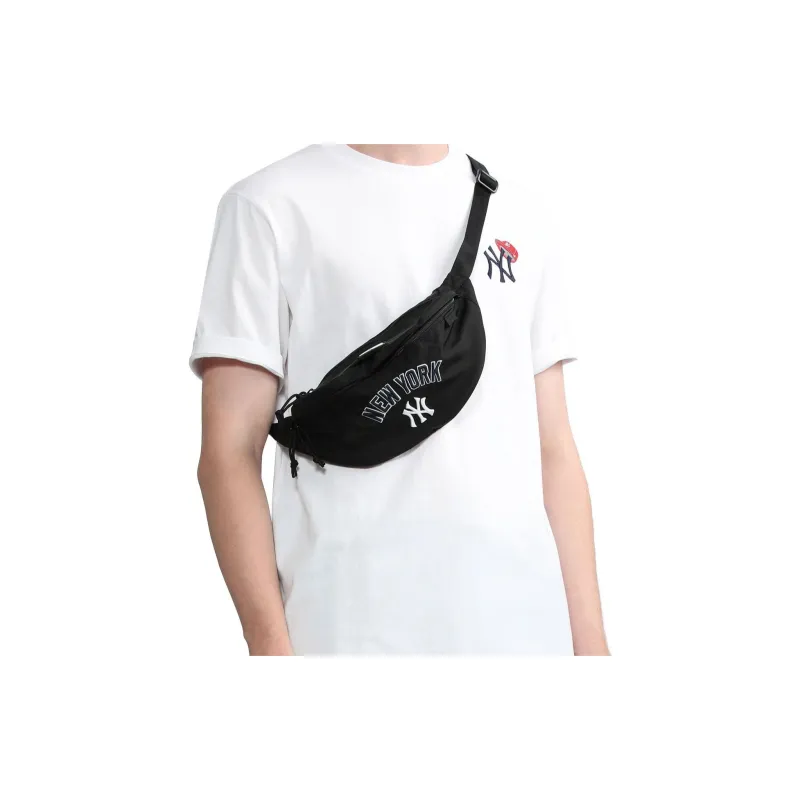 New Era Fabric Shoulder Bag Crossbody Bag Fanny Pack Regular Unisex Black-4