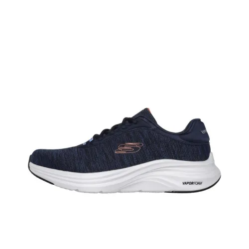 Skechers Vapor Foam Casual Shoes Men Low-Top Marine Blue/Orange