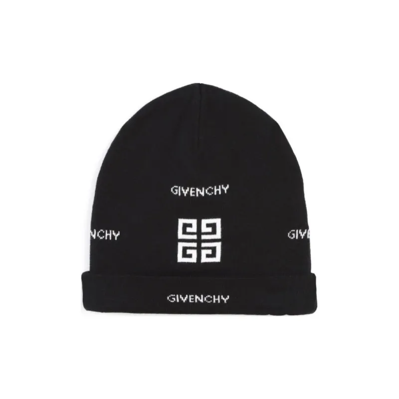 Givenchy Monogram Knit Beanie-0
