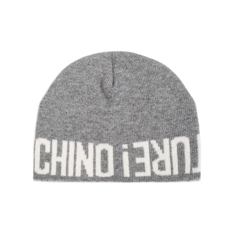 MOSCHINO Logo Intarsia Knit Beanie-0