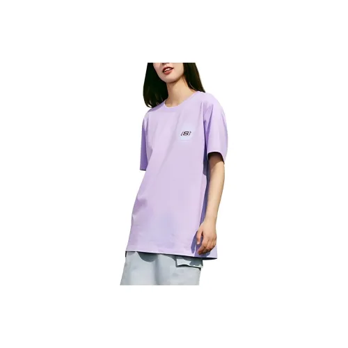 Skechers T-Shirts Unisex Purple/01NE