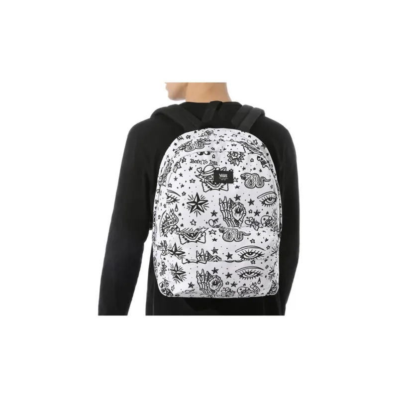 Vans Polyester Backpack Regular Unisex White-4