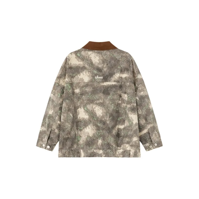CHUU Cropped Coat Women's Camouflage-1