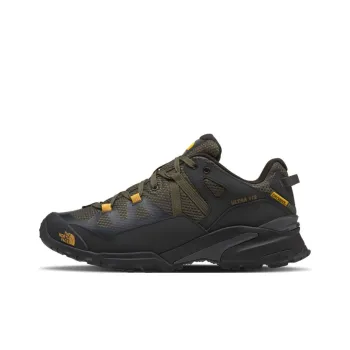 THE NORTH FACE Wear resistant And Lightweight Low Top Long Distance Running Athletic Shoes Men's Black Green