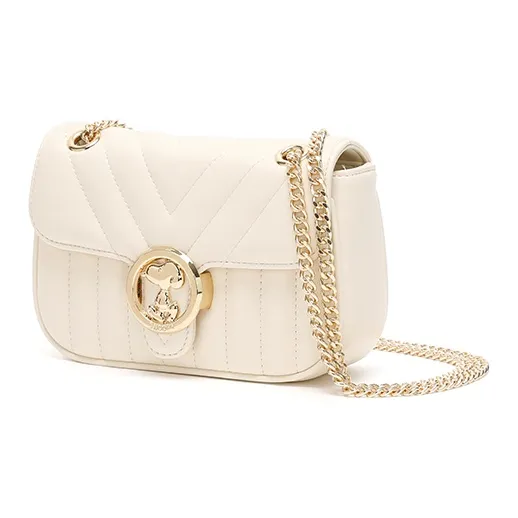 SNOOPY PU Small Square Bag Shoulder Bag Regular Women's Ecru-2