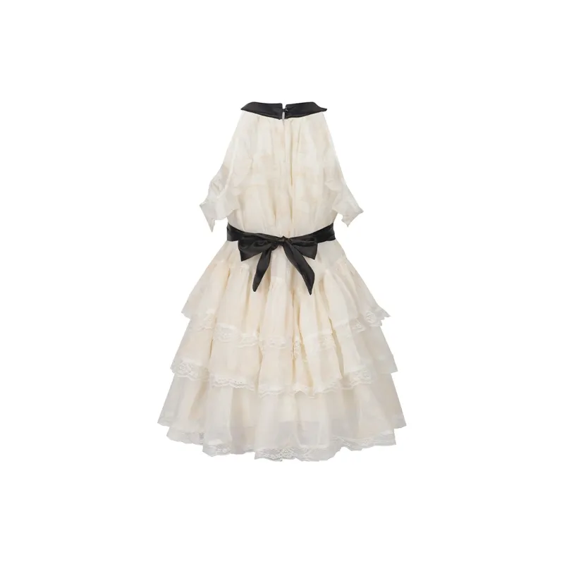 GTLA Sleeveless Dress Women's White-1