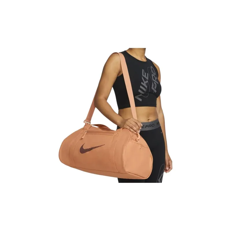 Nike Polyester Gym Bag, Shoulder Bag, Crossbody Bag, Handbag Regular Unisex Amber Brown-3