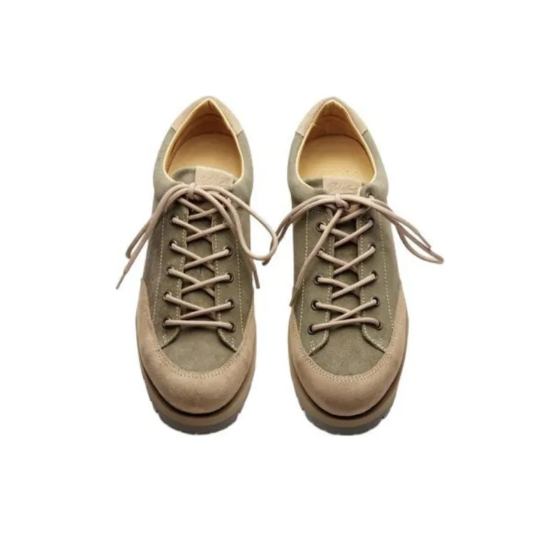Paraboot Montana Low Top Casual Shoes Men's Olive-4