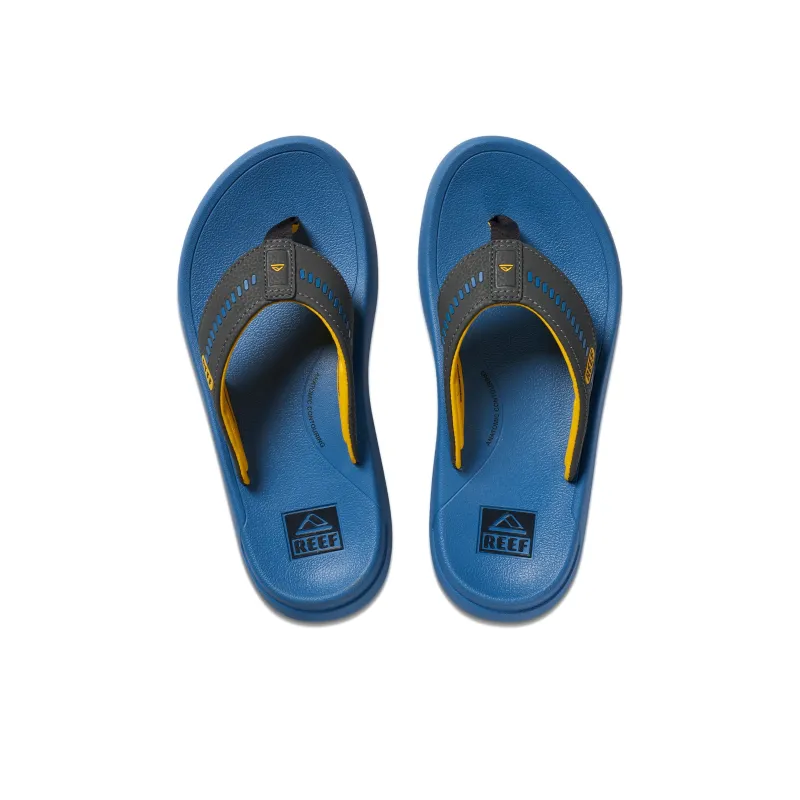 REEF Slip-Resistant Flip Flops Men's Blue Black-3
