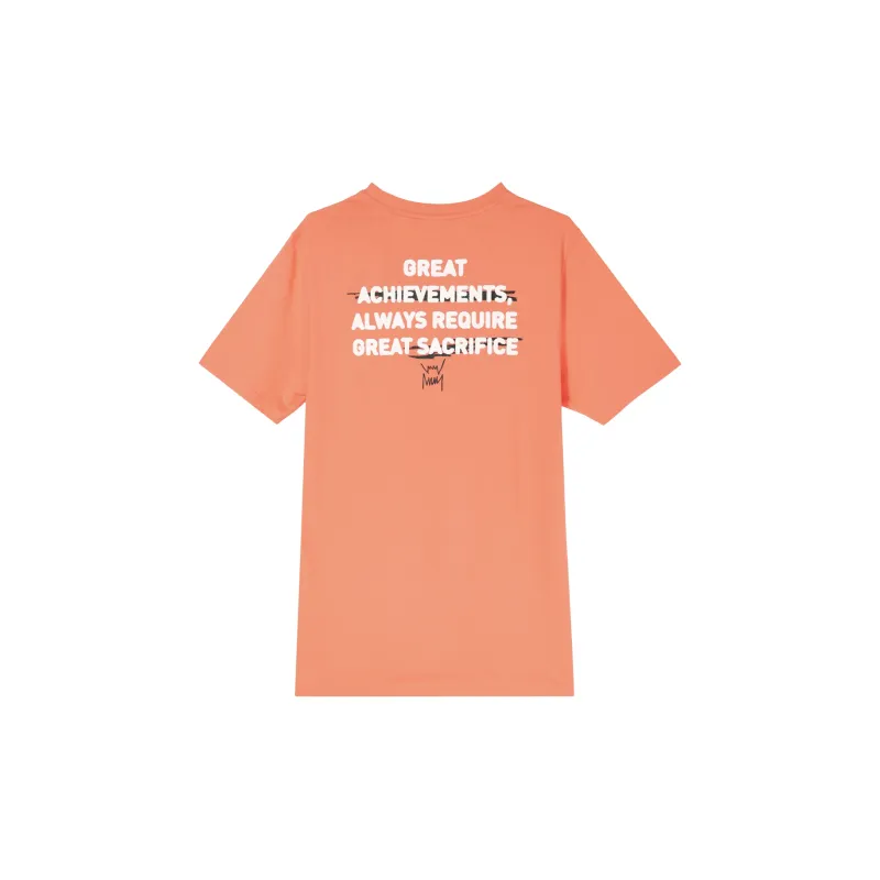 PUMA T Shirts Unisex Orange Red-1