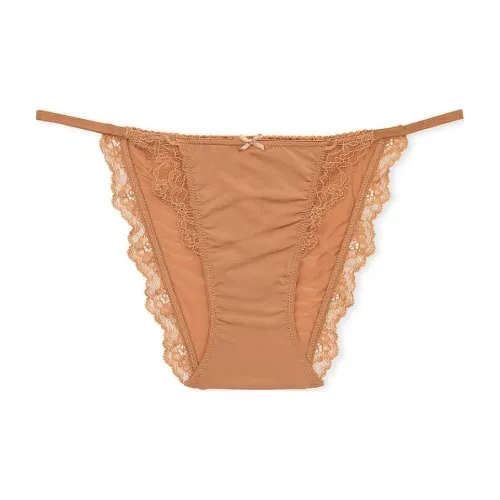 Victoria's Secret DREAM ANGELS Lace Adjustable String Bikini Panty / Underpants Women's 1 Pack Milk Candy