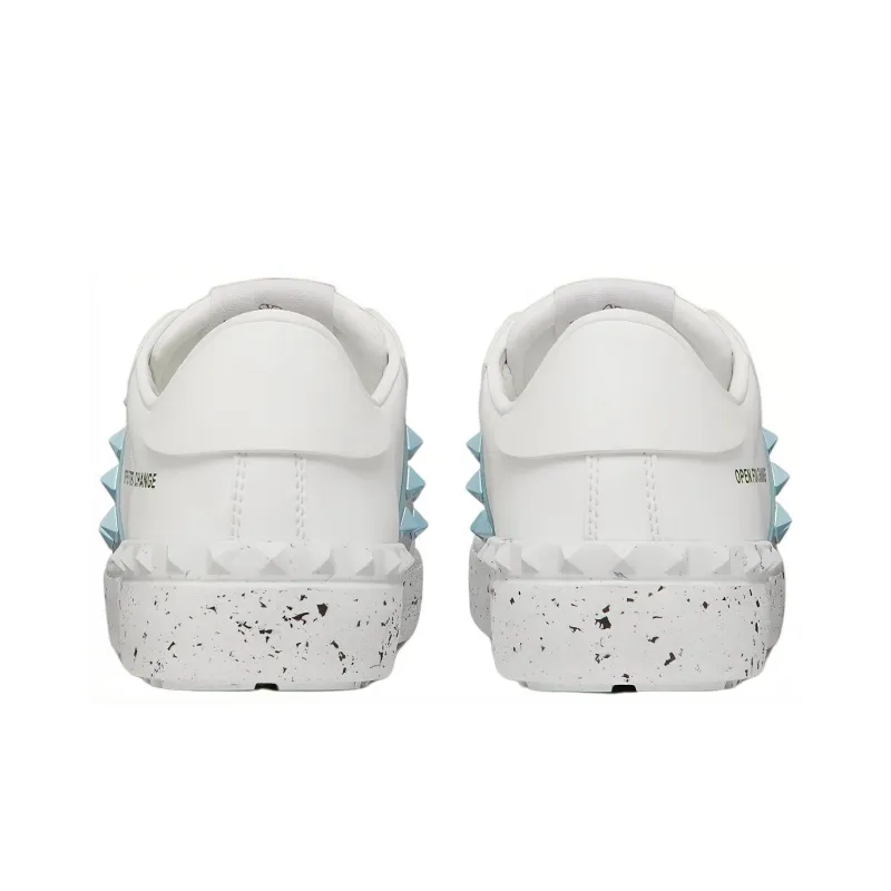 Valentino Open FOR A CHANGE Low-Top Stylish Skateboarding Shoes Women's Ocean Blue-4
