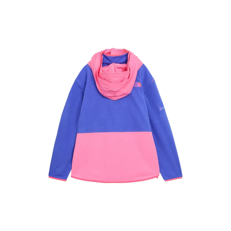 Clot X THE NORTH FACE North X CLOT Co brand Velvet Jackets Unisex Blue Pink-1