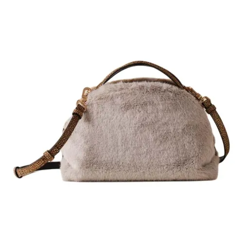 BORBONESE Polyester Portable Crossbody Bag, Shoulder Bag Trumpets Women's Cloud Color