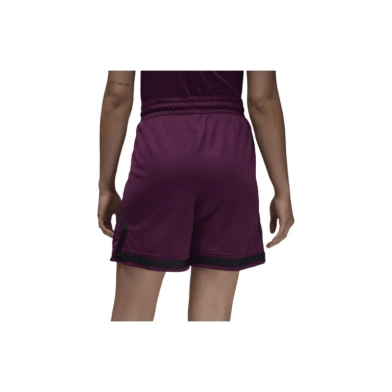 Jordan Sport Diamond Shorts Casual Shorts Women's Bordeaux Red-1