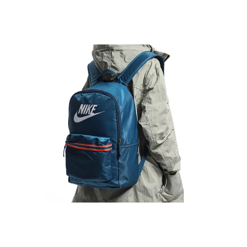 Nike Heritage Polyester Backpack Regular Unisex Blue-3