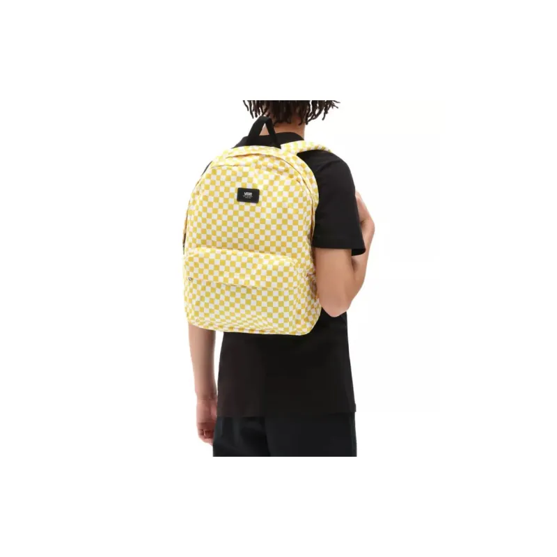 Vans Polyester Backpack Regular Unisex Yellow White Multicolor-3