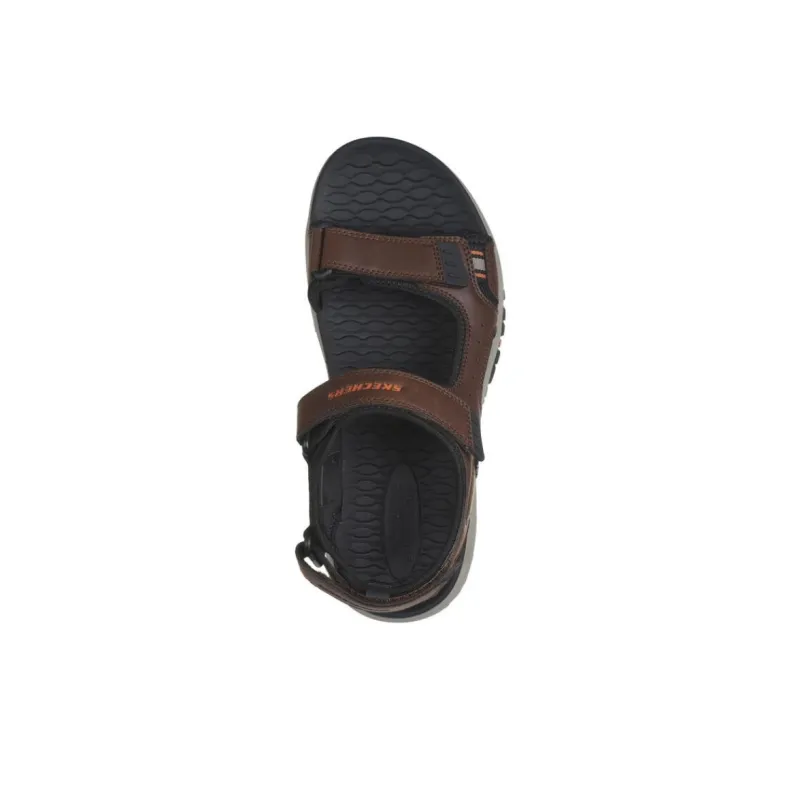 Skechers Relaxed Fit Beach Sandals Men's Brown-4