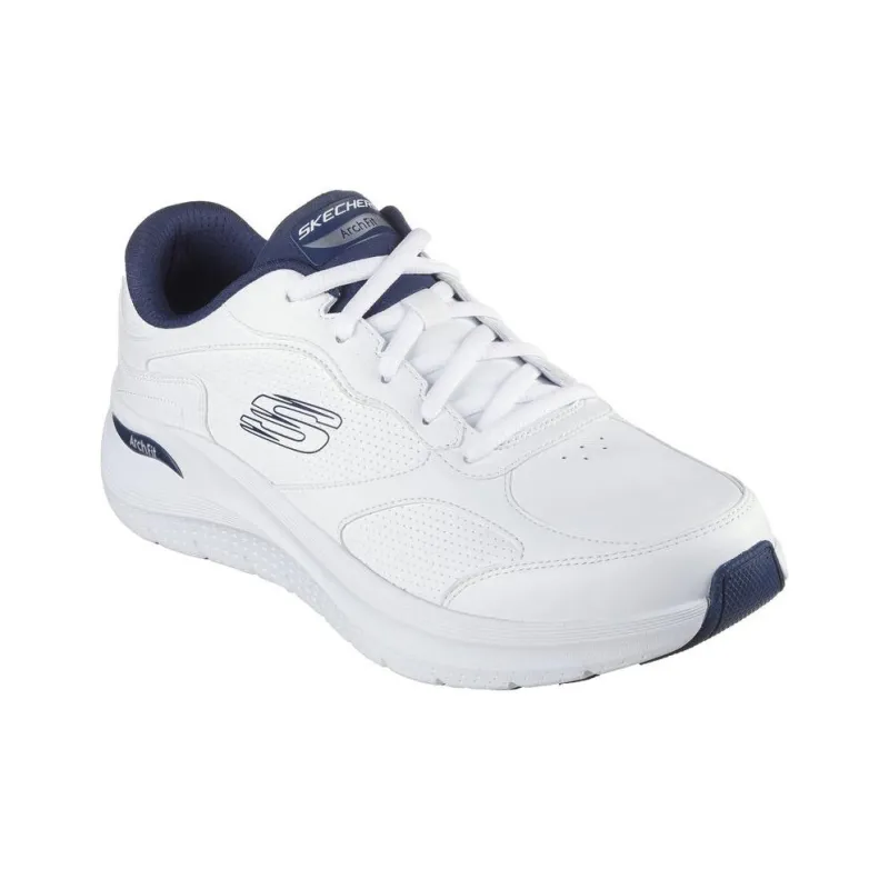 Skechers ARCH FIT 2.0 Slip Resistant And Abrasion Resistant Support Low Top Casual Shoes Men's White-2